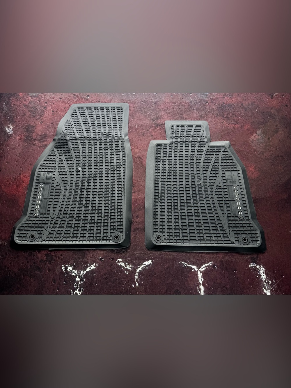OEM Porsche 🏎️All-Weather Front Floor Mats – Genuine Rubber Liners - Picture 9 of 12
